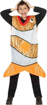 Bild på Th3 Party Fish Costume for Children Orange