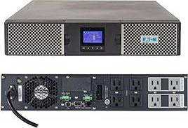  Bild på Eaton 9PX 9PX1500RT UPS (rackmonterbar/extern) AC 100/110/120/125 V 1350 Watt 1500 VA RS-232, USB utgångskontakter: 8 2U svart, silver