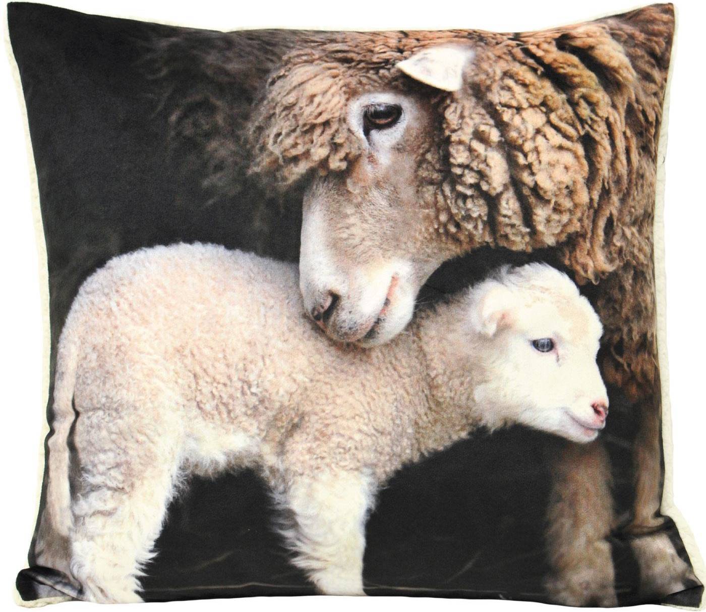  Bild på Riva Home Sherpa Lamb Kuddöverdrag Multifärgad (50x50cm) prydnadskudde