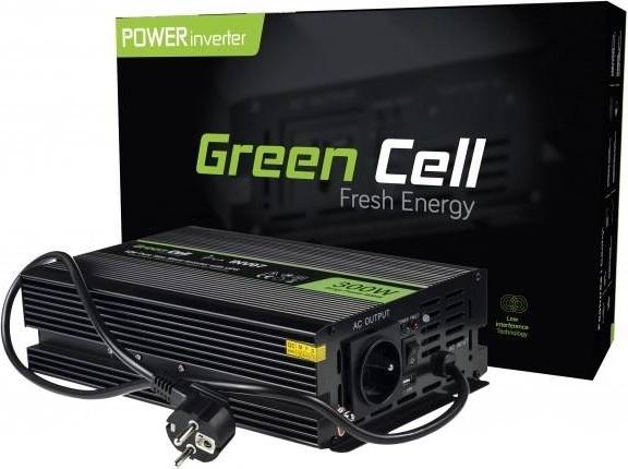  Bild på Greencell Green Cell UPS Reservström, Effektomvandlare 12V till 230V, 300W/600W