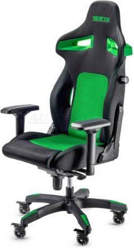  Bild på Sparco Stint Gaming Chair - Black/Green gamingstol