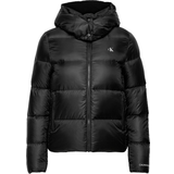 Calvin Klein Hooded Down Puffer Jacket - CK Black