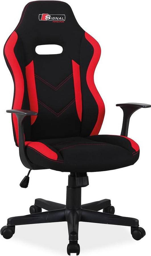  Bild på Furniturebox Seidnitz Gaming Chair - Black/Red gamingstol