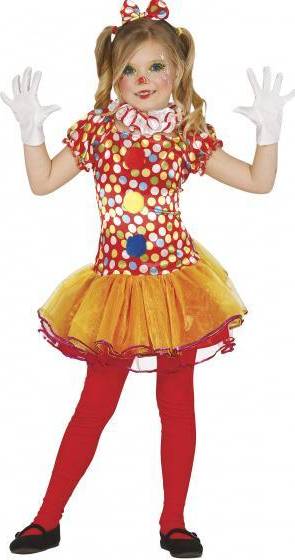 Bild på Fiestas Guirca Clowner klänning 3-4 år