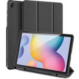 Galaxy tab s6 Surfplattor Dux ducis Samsung Galaxy Tab S6 Lite Domo Series Tri-Fold Smart fodral Svart