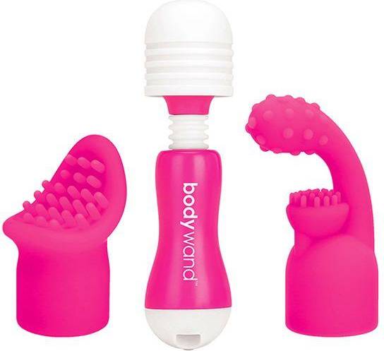  Bild på Bodywand Rechargeable Mini Pink With Attachment 2078 vibrator