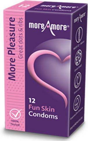  Bild på MoreAmore Fun Skin 12-pack kondomer