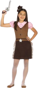 Bild på Th3 Party Cowboy Woman Costume for Kids