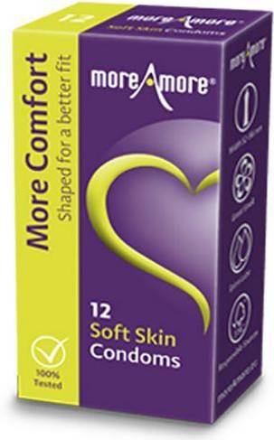  Bild på MoreAmore Soft Skin 12-pack kondomer