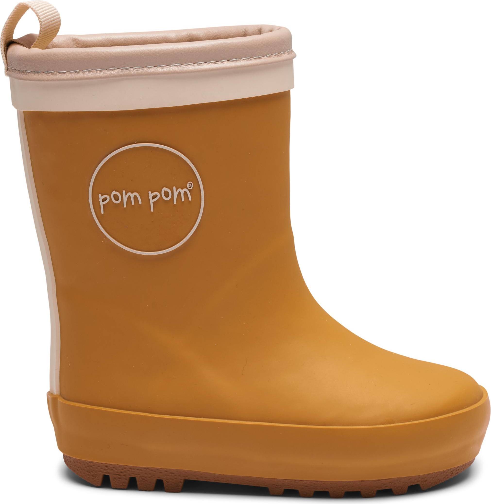  Bild på Pom Pom Thermo Rubber Boots - Mustard gummistövlar
