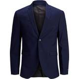 Kostymer Herrkläder Jack & Jones Single Button Super Slim Fit Kavaj - Blue/Medieval Blue
