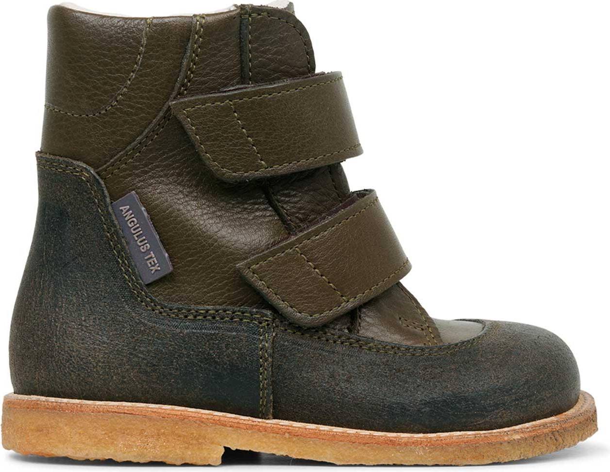  Bild på Angulus TEX Boots w Velcro - Dark Olive vinterskor