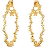 Smycken på rea Lily and Rose Mrs Capella Earrings - Gold/Transparent