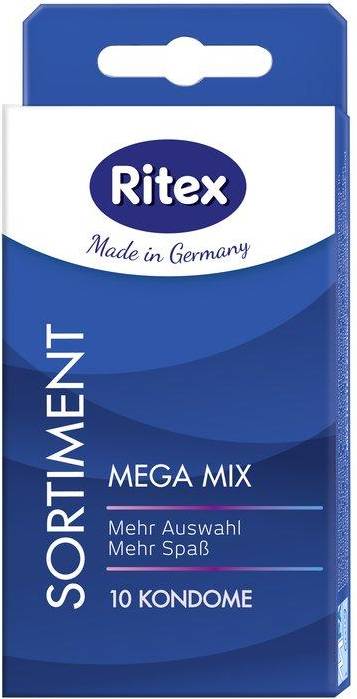  Bild på Ritex Sortiment Mega Mix 10-pack kondomer