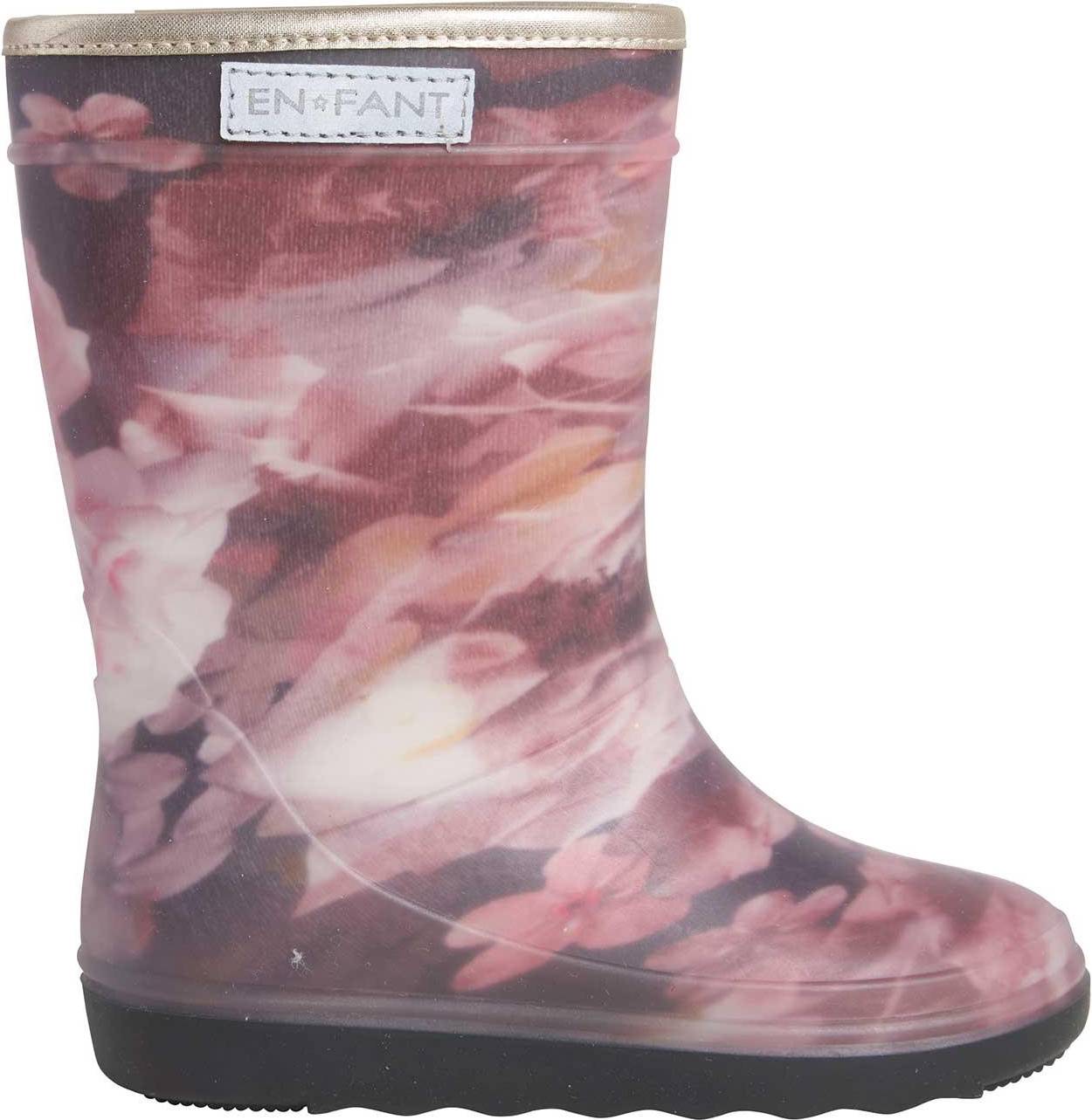  Bild på En Fant Flower Thermo Boots - Vineyard Wine gummistövlar