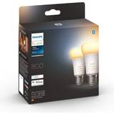 LED-lampor Philips Hue White Ambiance LED Lamps 6W E27 2-Pack