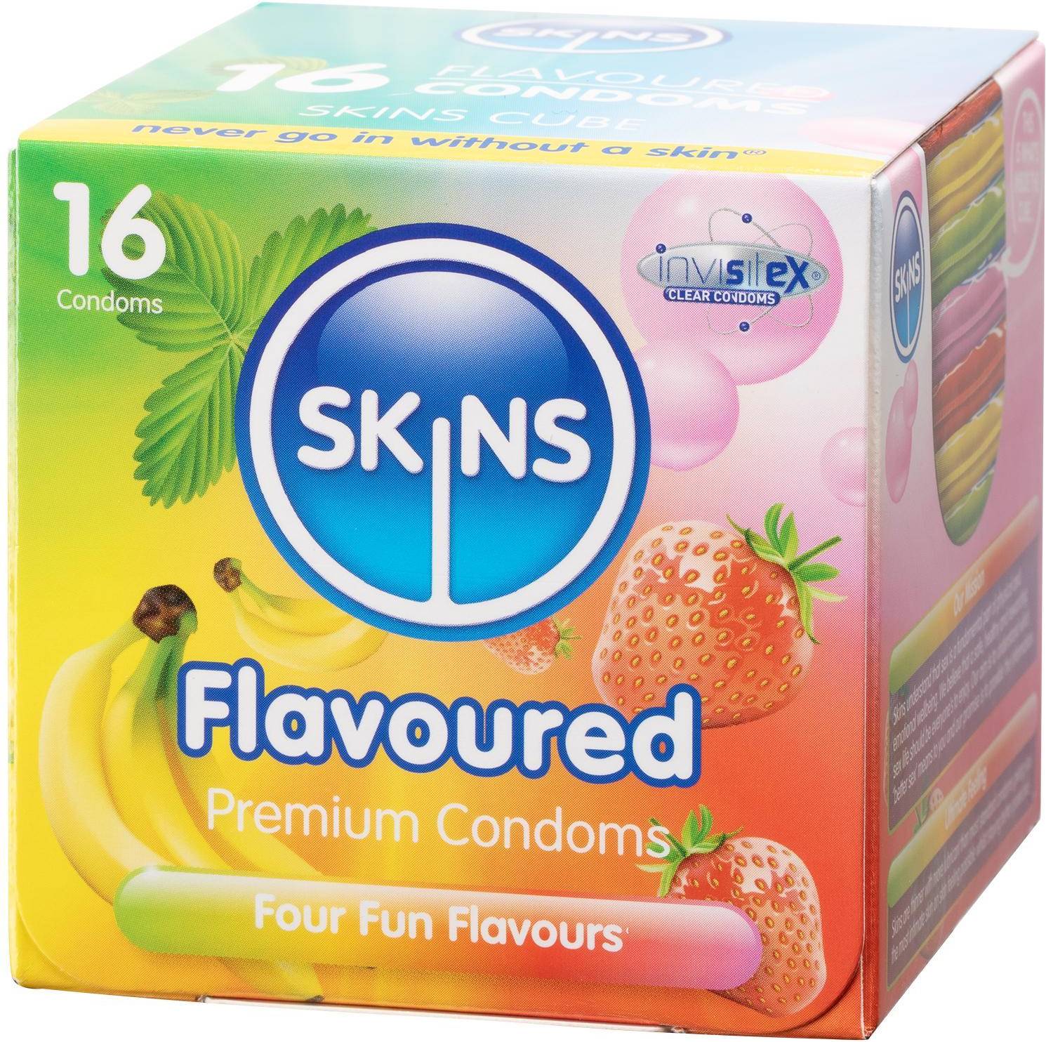  Bild på Skins Flavoured 16-pack kondomer