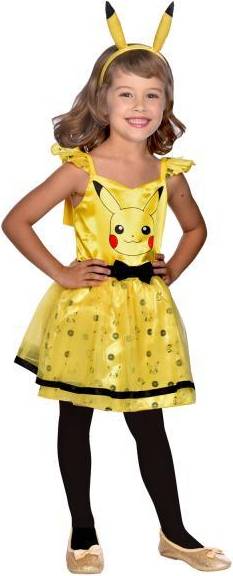 Bild på Amscan Pokémon Pikachu Maskeraddräkt klänning (10/12Y 134-146 CM)