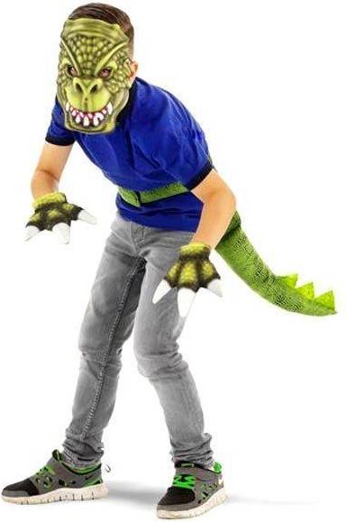 Bild på Folat Dinosaur Costume Set 3 Pieces
