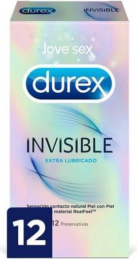  Bild på Durex Invisible Extra Lubricated 12-pack kondomer