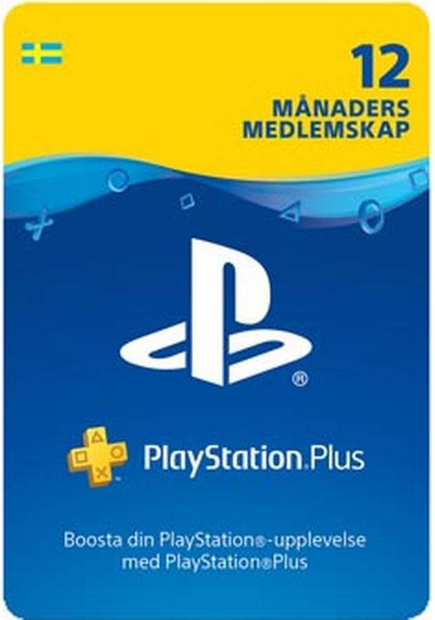  Bild på Sony PlayStation Plus - 365 days - SE game pass / saldokort