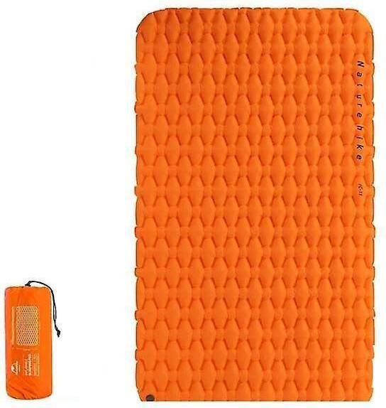  Bild på Slowmoose Lätt fuktsäker luftmadrass bärbar madrass campingmatta Orange 2 Inflatable 195x59x6.5cm liggunderlag