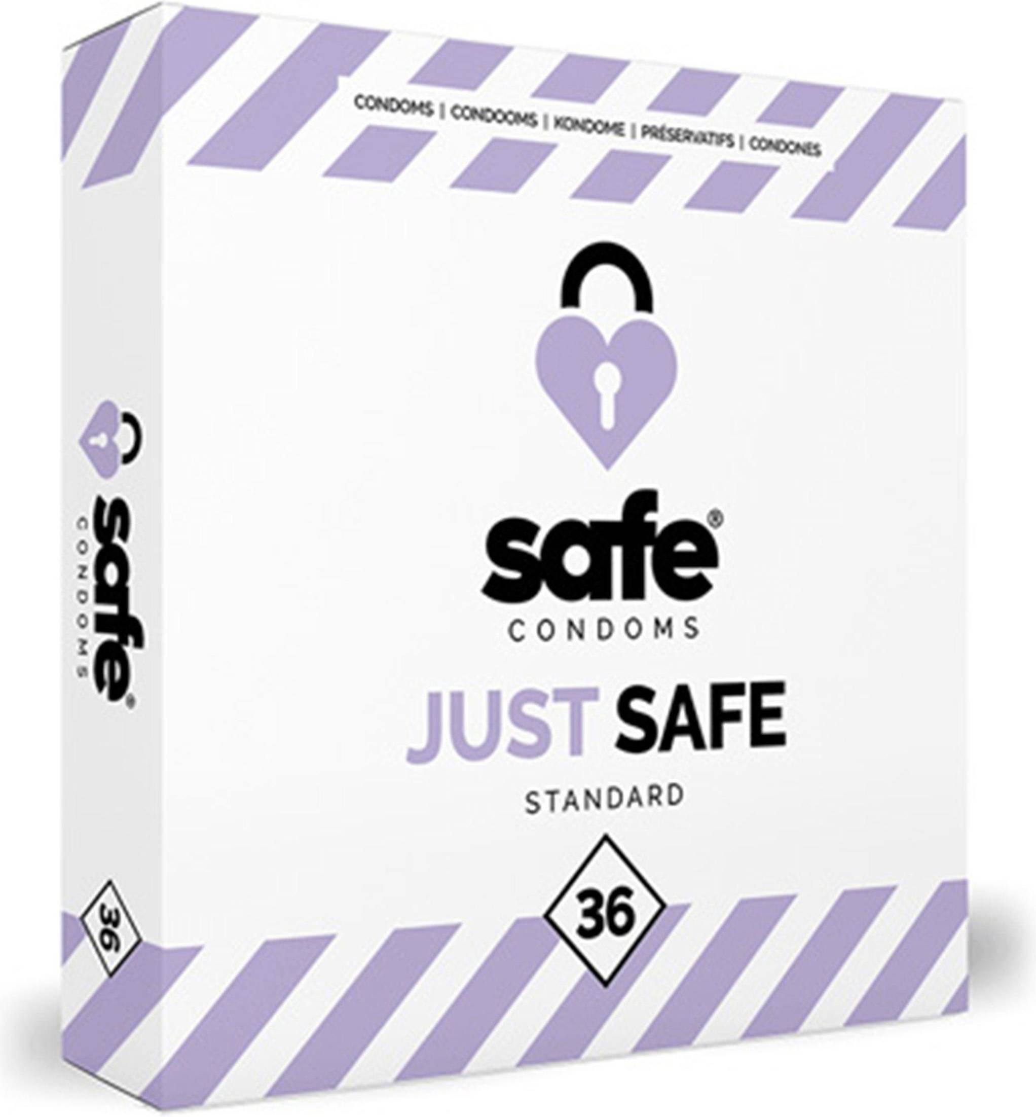  Bild på Safe Just Safe Standard 36-pack kondomer
