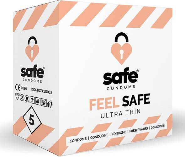  Bild på Safe Feel Safe Ultra-Thin 5-pack kondomer
