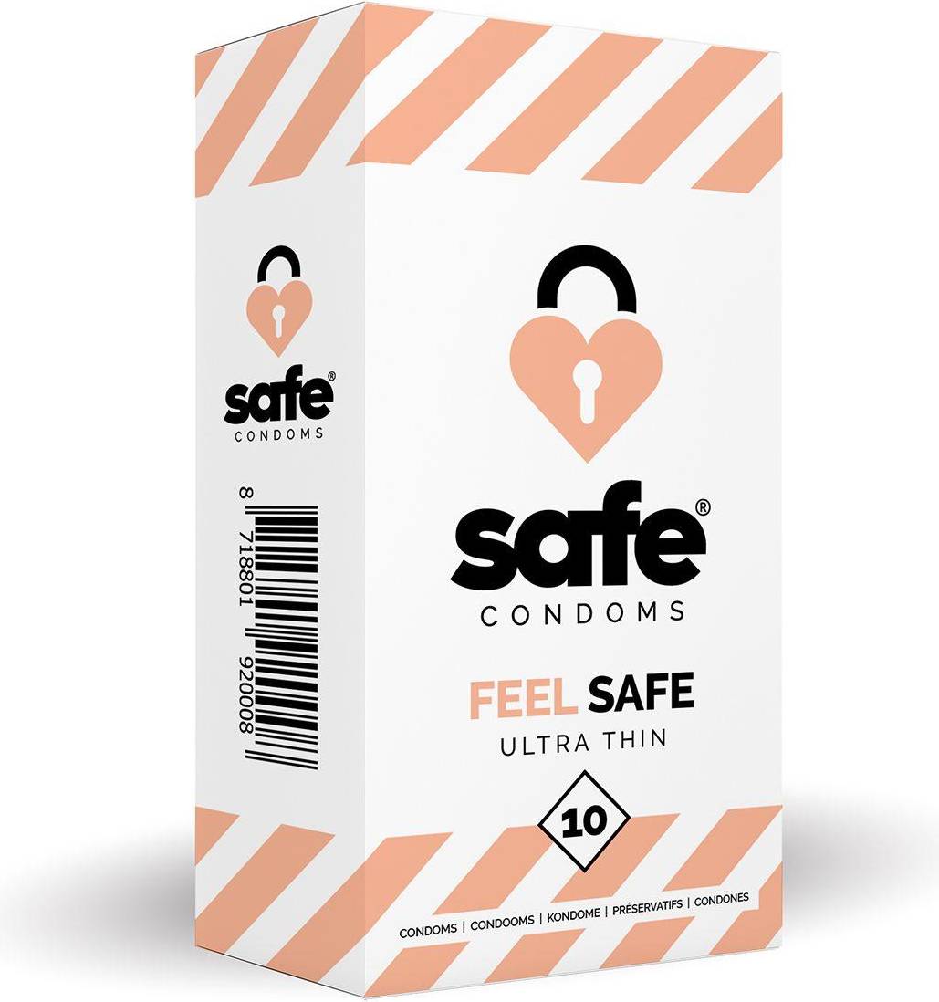  Bild på Safe Feel Safe Ultra-Thin 10-pack kondomer