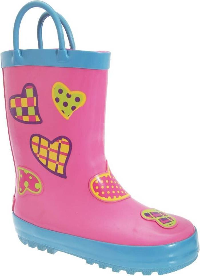  Bild på Cotswold Girl's Puddle Boots - Hearts gummistövlar