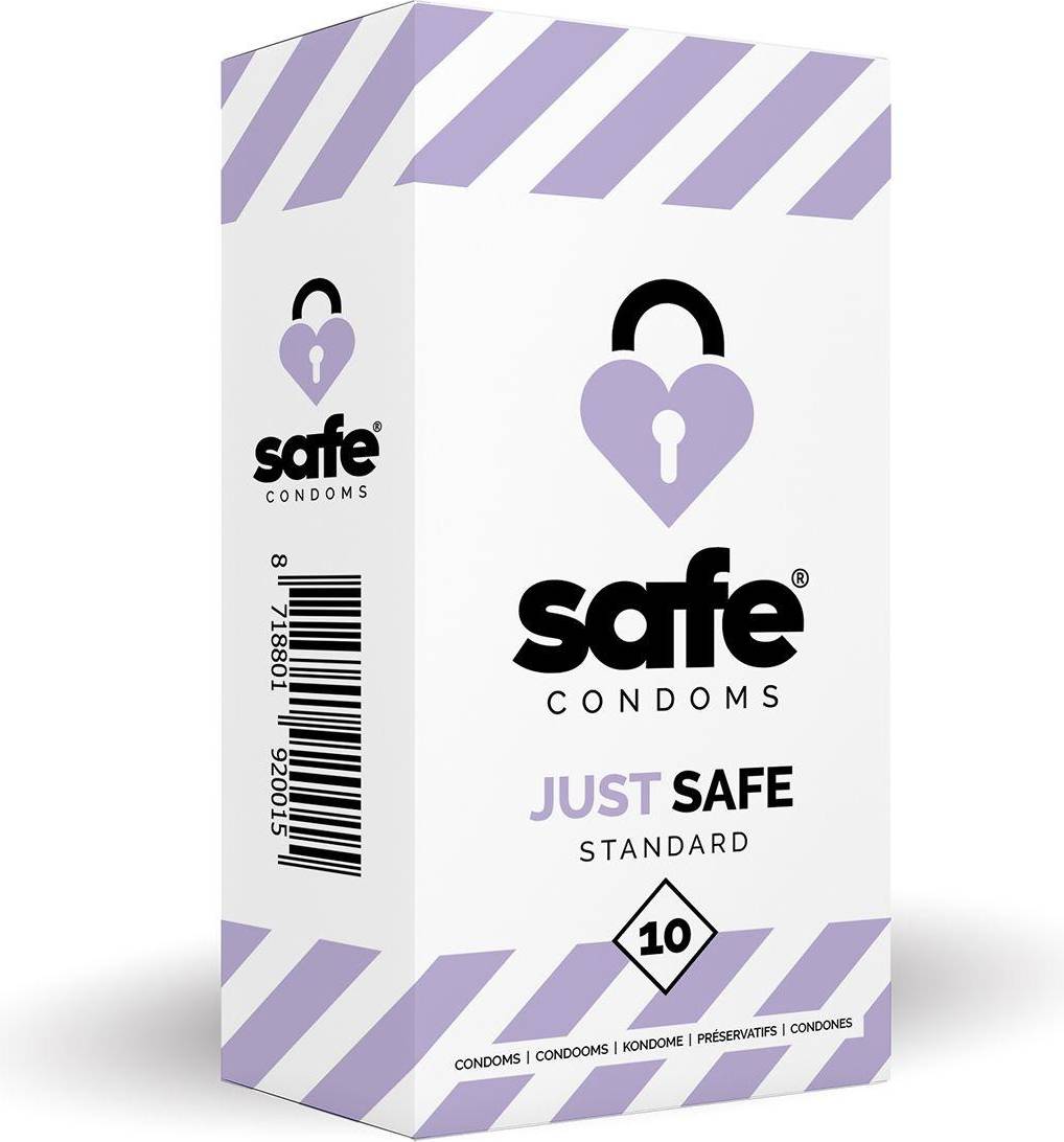  Bild på Safe Just Safe Standard 10-pack kondomer