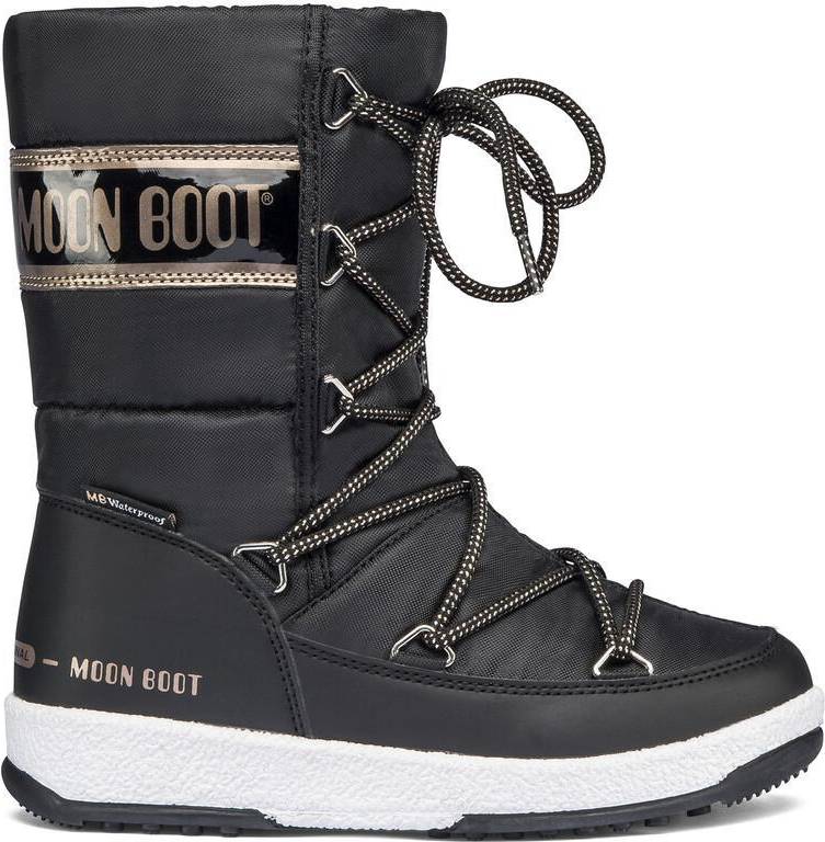  Bild på Moon Boot Jr G. Quilted Wp Boots - Black/Copper vinterskor