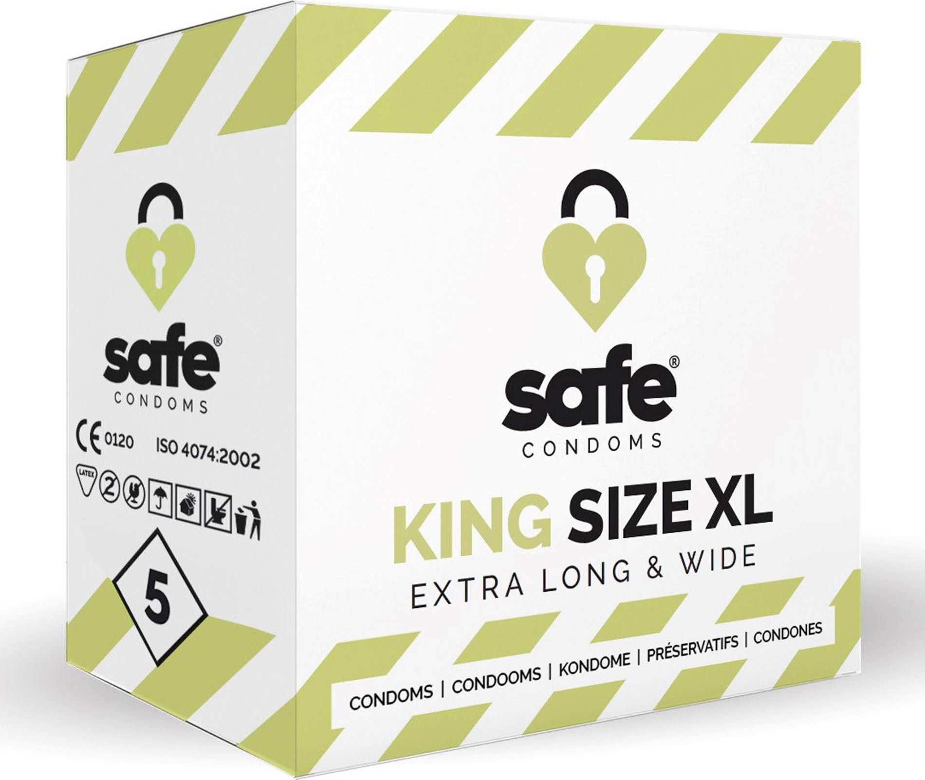 Bild på Safe King Size XL 5-pack