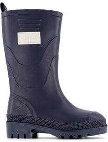  Bild på Chloé Logo Rain Boots - Navy gummistövlar