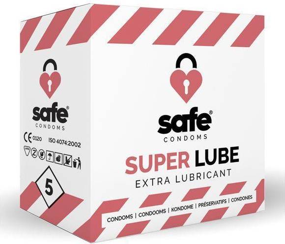  Bild på Safe Super Lube Extra Lubricant 10-pack kondomer