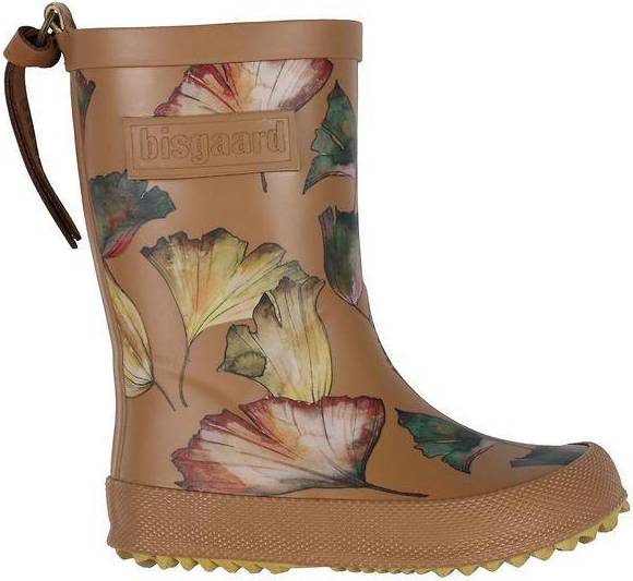  Bild på Bisgaard Rubber Boots - Camel Flowers gummistövlar
