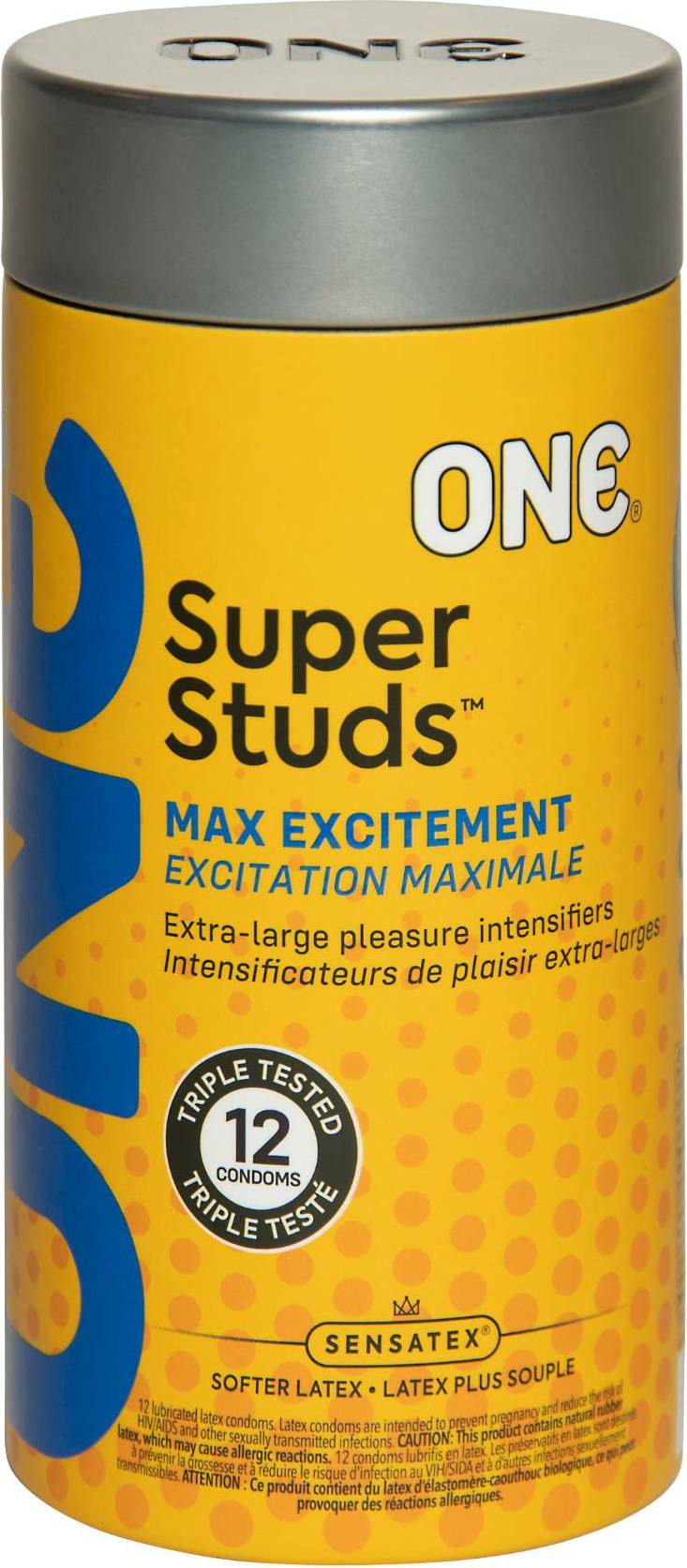  Bild på One One Super Studs 12-pack kondomer