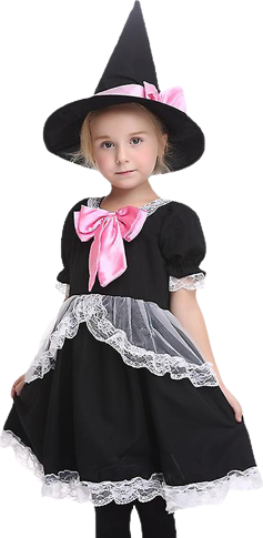 Bild på SupFire Halloween Lace Hat & Skirt Costume