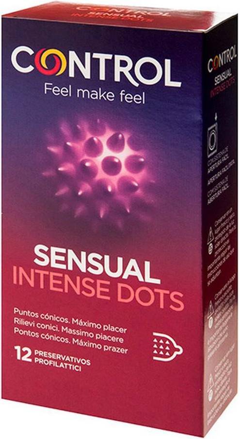  Bild på Control Sensual Intense Dots 12-pack kondomer