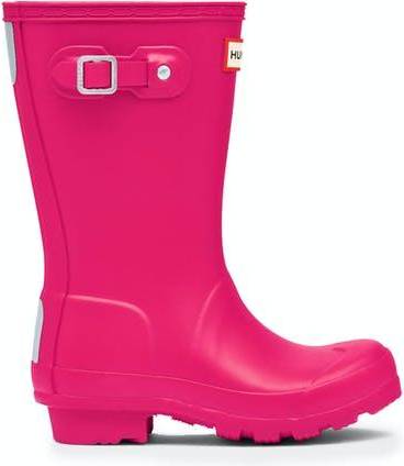  Bild på Hunter Original Kids Rubber Wellington Boots - Bright Pink gummistövlar