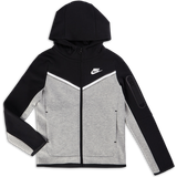 Nike Boy's Sportswear Tech Fleece - Black/Dark Grey Heather/White (CU9223-013)
