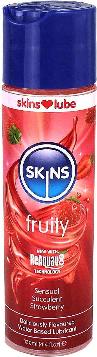 Bild på Skins Fruity Water-Based Lubricant Strawberry 130ml