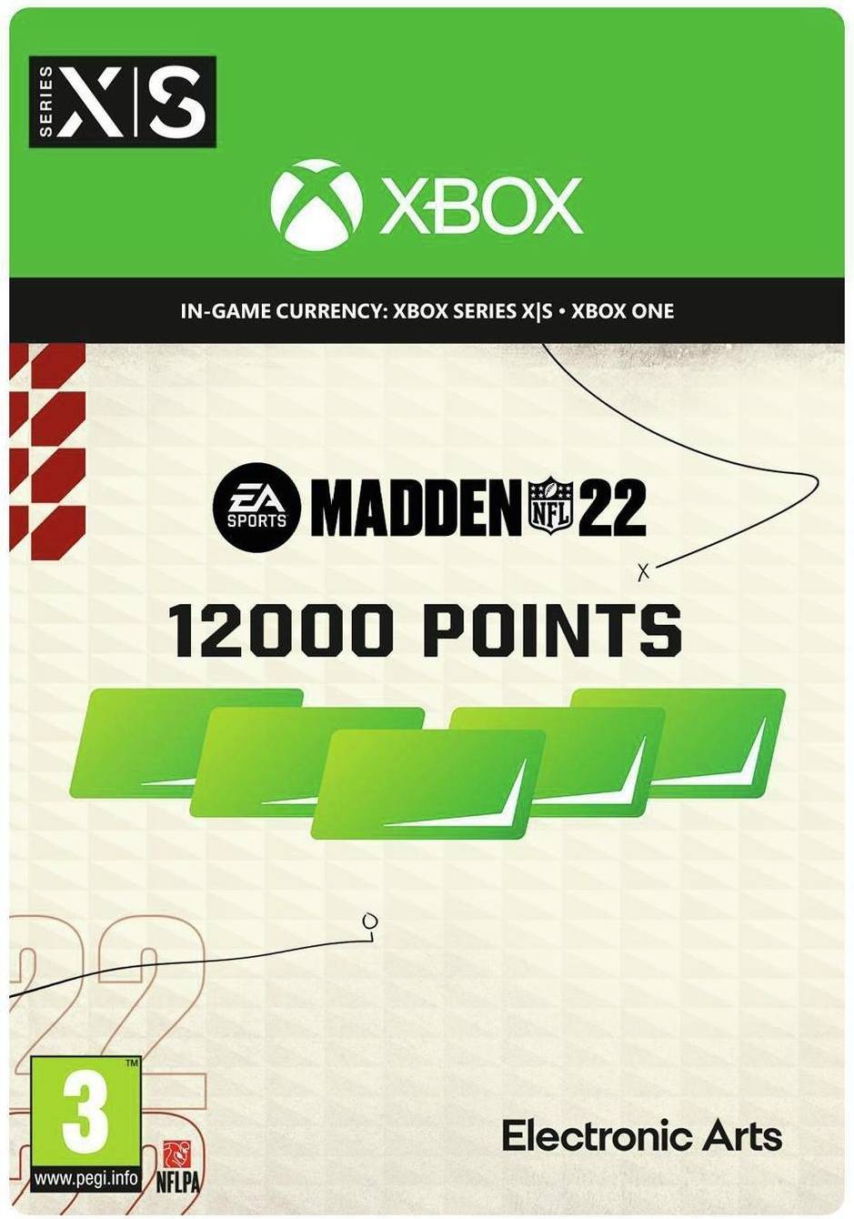  Bild på Electronic Arts Madden NFL 22 - 12000 Points - Xbox One game pass / saldokort