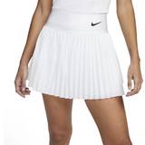 Kjolar Nike Court Dri-FIT Advantage Pleated Tennis Skirt Women - White/White/Black
