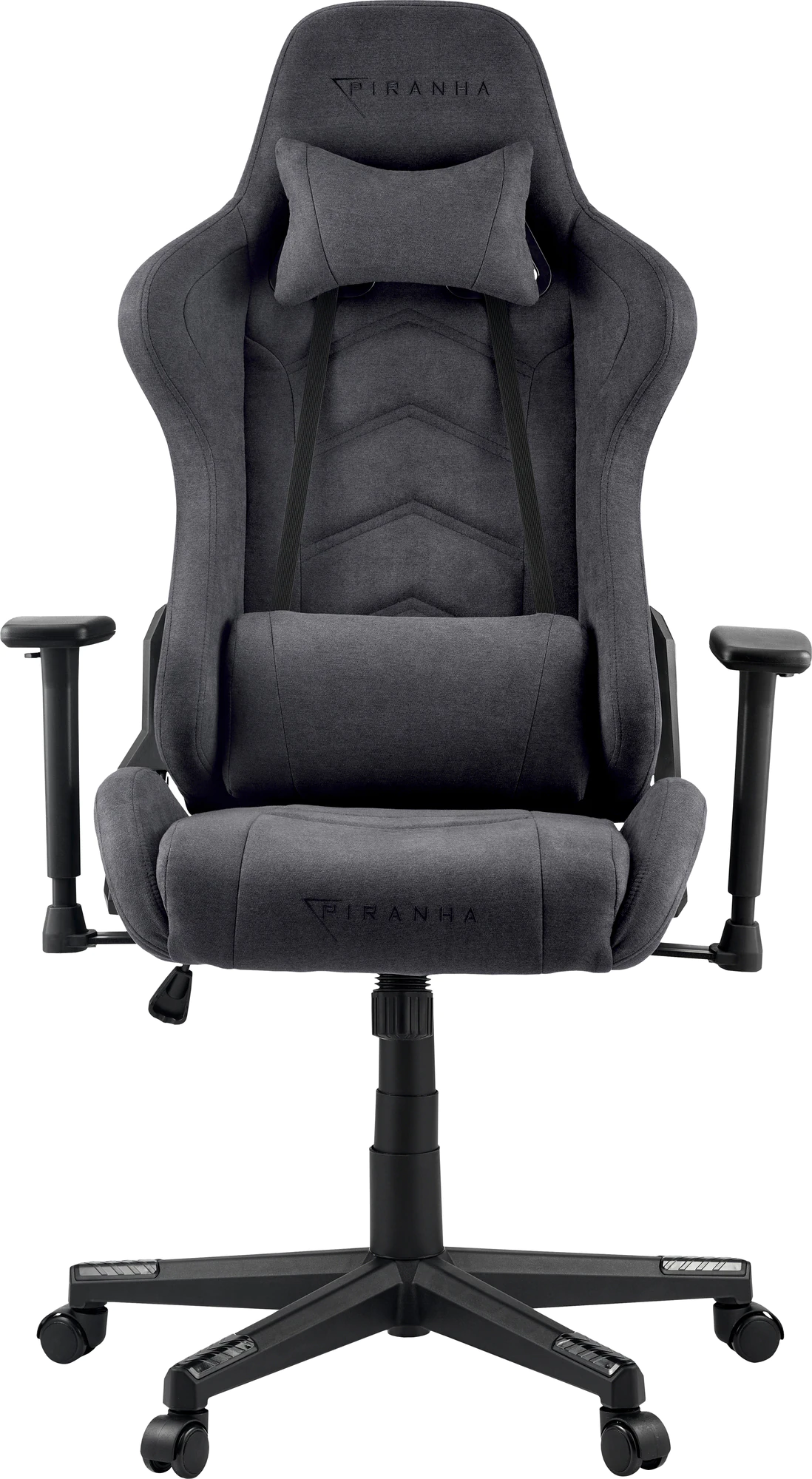  Bild på Piranha Attack V2 Gaming Chair - Cloth Edition - Light Grey gamingstol