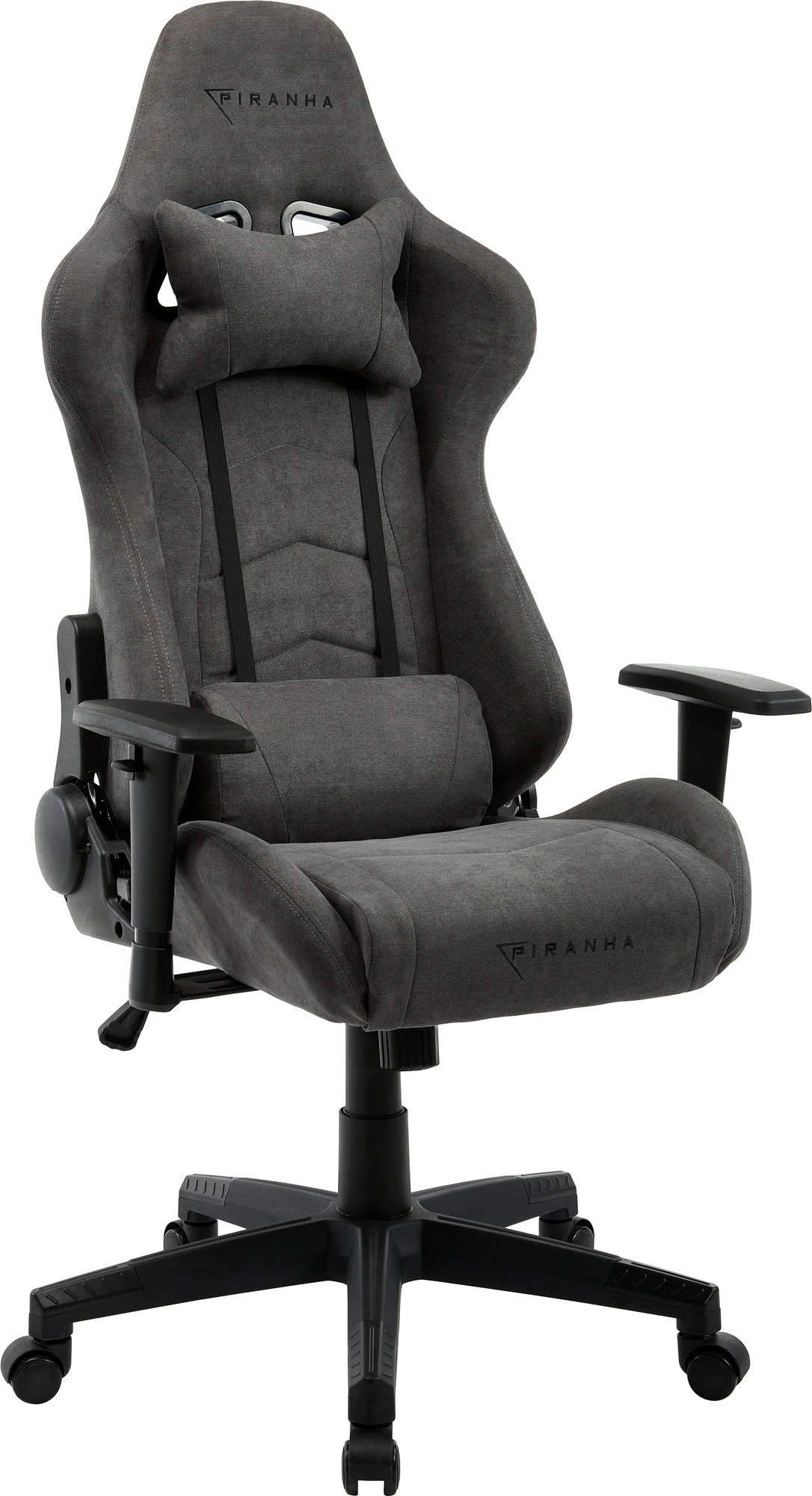  Bild på Piranha Bite Gaming Chair - Cloth Edition - Light Grey gamingstol