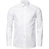 Formella skjortor Herrkläder Eton Textured Twill Shirt - White