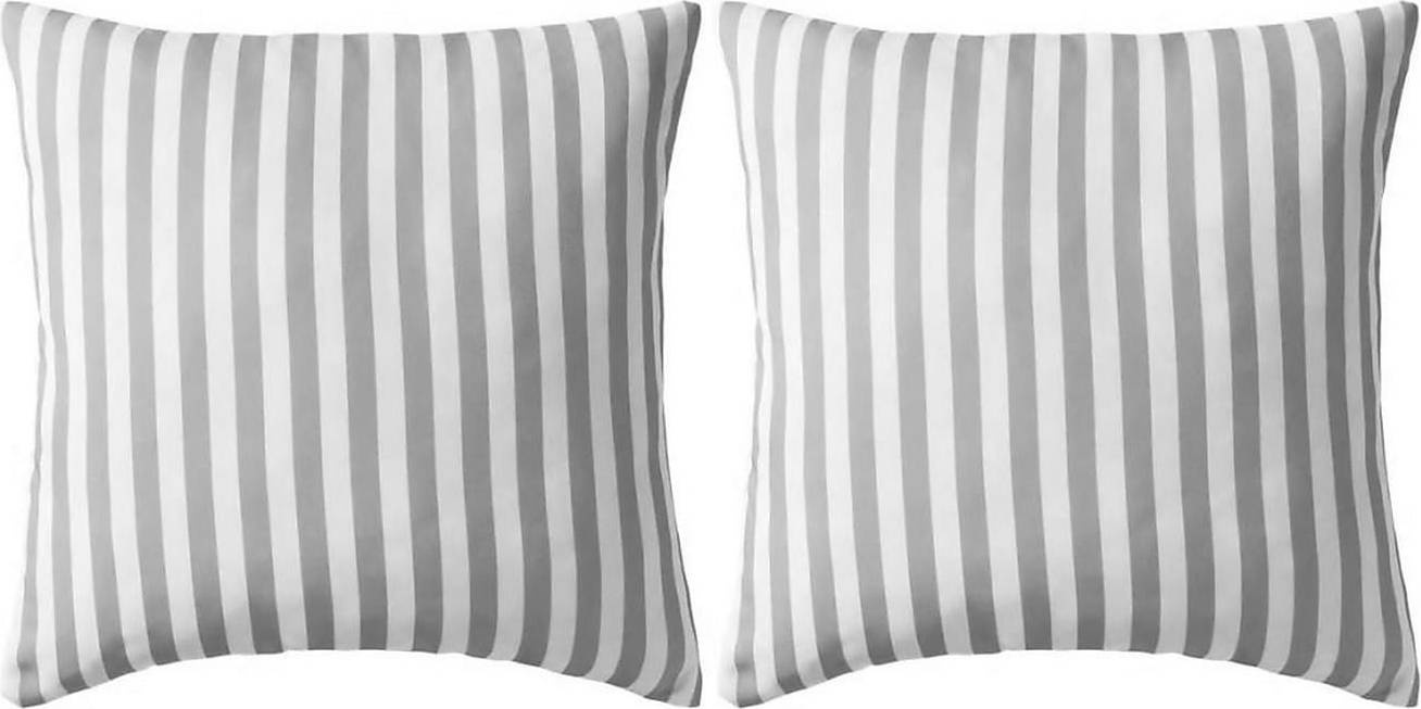  Bild på vidaXL 132309 2-pack Complete Decoration Pillows Grey (45x45cm) prydnadskudde