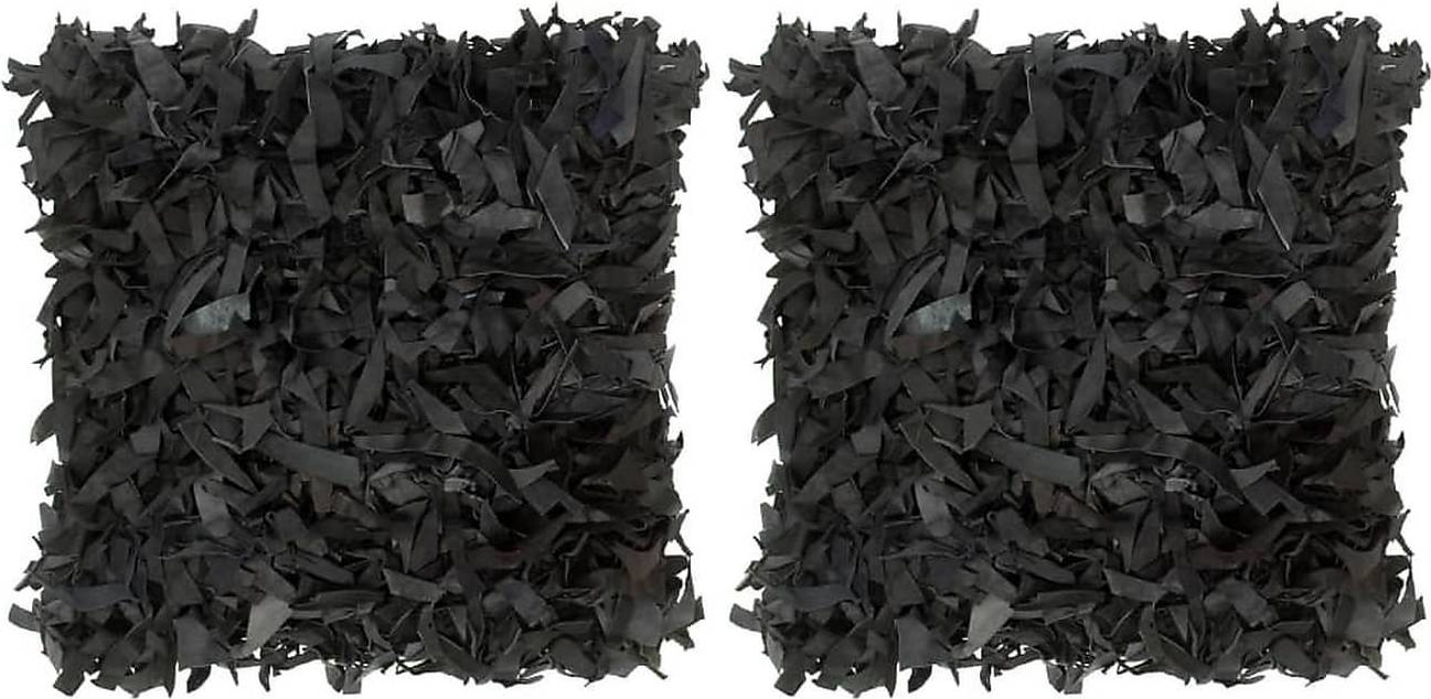  Bild på vidaXL 133993 2-pack Complete Decoration Pillows Black (45x45cm) prydnadskudde