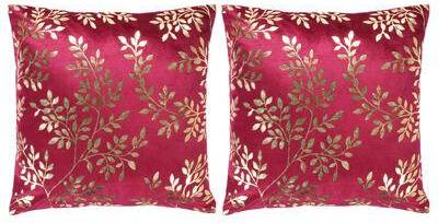  Bild på vidaXL 287321 2-pack Complete Decoration Pillows Red (40x40cm) prydnadskudde